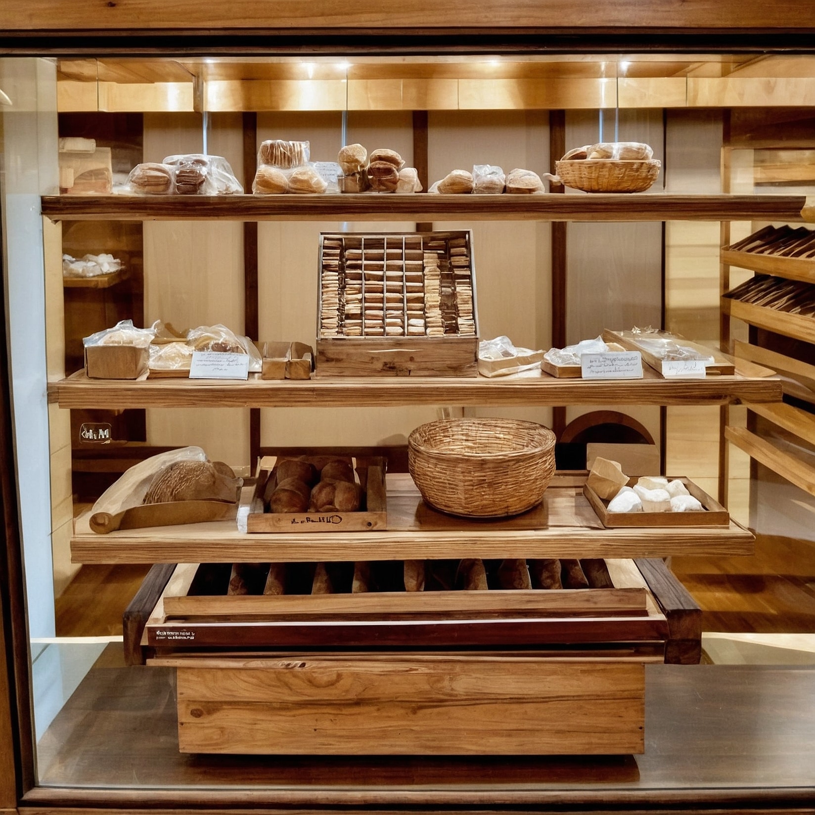 Pan recién horneado y crujiente